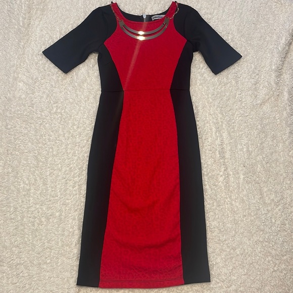 Black Red Dress - Picture 1 of 3